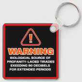TIRADE WARNING SCHLÜSSELANHÄNGER (Rückseite)