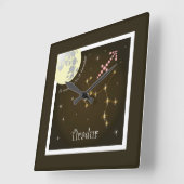 Tiradur 23. November, 21. Dezember Quadratische Wanduhr (Winkel)