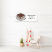 Tiramisu cake Cartoon Banner (Insitu)
