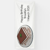 Tiramisu cake Cartoon Banner (Vertikal)