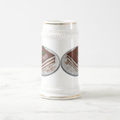 Tiramisu cake Cartoon Bierglas (Mittel)