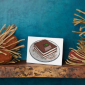 Tiramisu cake Cartoon Fotoplatte (Seite)