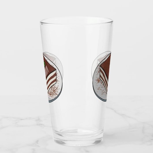 Tiramisu cake Cartoon Glas (Links)