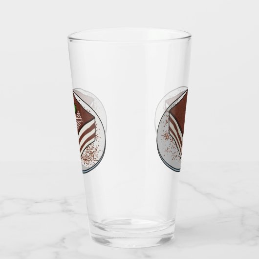 Tiramisu cake Cartoon Glas (Rechts)