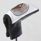 Tiramisu cake Cartoon Golf Headcover (3/4 Vorderseite)