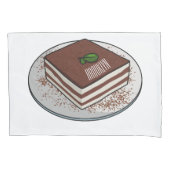 Tiramisu cake Cartoon Kissenbezug (Vorderseite)