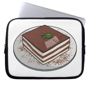 Tiramisu cake Cartoon Laptopschutzhülle