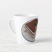 Tiramisu cake Cartoon Milchtasse (Linke Ecke)