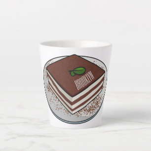 Tiramisu cake Cartoon Milchtasse