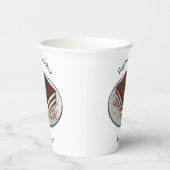 Tiramisu cake Cartoon Pappbecher (Rechts)