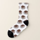 Tiramisu cake Cartoon Socken (Links - Außen)
