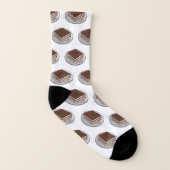 Tiramisu cake Cartoon Socken (Rechts - Außen)