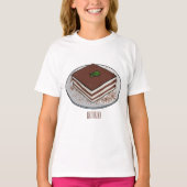 Tiramisu cake Cartoon T-Shirt (Vorderseite)