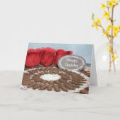 Tiramisu: Happy Birthday Card Karte (Gelbe Blume)