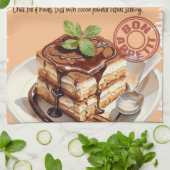 Tiramisu-Rezept Geschirrtuch (Gefaltet)