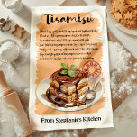 Tiramisu Rezept Personalisiert Geschirrtuch<br><div class="desc">Fügen Sie Ihrer Küche eine süße italienische Touch mit diesem personalisierten Tiramisu Rezept Küchentuch hinzu. Dieses Handtuch mit dem geliebten klassischen Tiramisu-Rezept ist nicht nur praktisch, sondern ergänzt auch die Küchendekoration. Passen Sie es mit Ihrem Namen oder einer speziellen Nachricht an, sodass es sich um ein nachdenkliches Geschenk für Dessert-Liebhaber...</div>