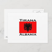Tirana, Albanien Postkarte (Vorne/Hinten)