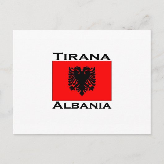 Tirana, Albanien Postkarte (Vorderseite)