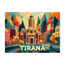 Tirana Albanien Reisen künstlerisch bunt