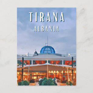 Tirana, Albaniens Hauptstadt Postkarte