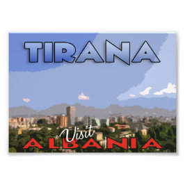 Tirana, Besuch Albaniens Fotodruck