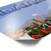 Tirana, Besuch Albaniens Fotodruck (Ecke)