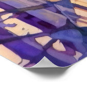 Tirana Old Street Art Print Poster (Ecke)