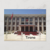 Tirana Postkarte (Vorderseite)