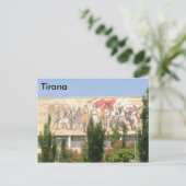 Tirana Postkarte (Stehend Vorderseite)