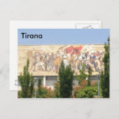 Tirana Postkarte (Vorne/Hinten)