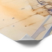 Tirana Street Bohemian Art Poster (Ecke)