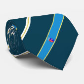 Tirana stripes Flagge Krawatte (Gerollt)