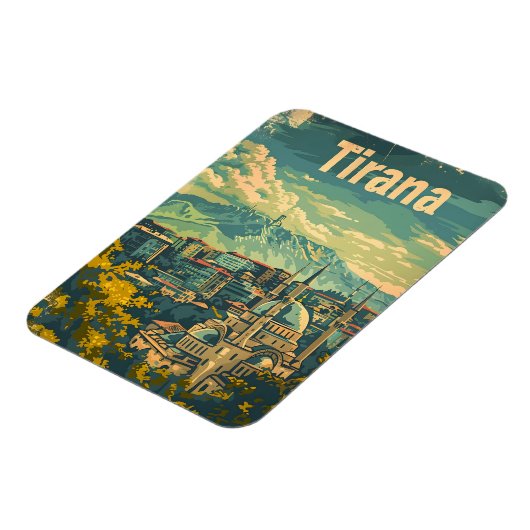 Tirana Vintag Magnet (Linke Seite)