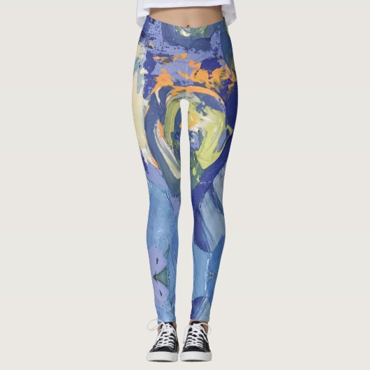 Tirantes Textura #2 de la obra Piña Leggings (Vorderseite)