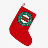 Tiraspol Transnistria Kleiner Weihnachtsstrumpf (Vorderansicht (hängend))