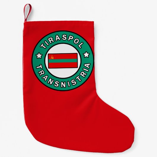 Tiraspol Transnistria Kleiner Weihnachtsstrumpf (Vorderseite)