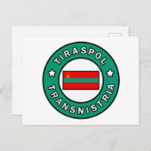 Tiraspol Transnistria Postkarte (Vorne/Hinten)