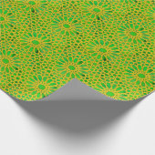 Tirazut Gelb und Grün Geschenkpapier (Ecke)