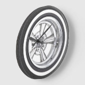 tire and rim große wanduhr (Winkel)