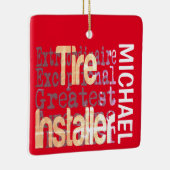 Tire Installer Extraordinaire CUSTOM Keramikornament (Rechts)