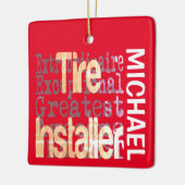 Tire Installer Extraordinaire CUSTOM Keramikornament (Links)