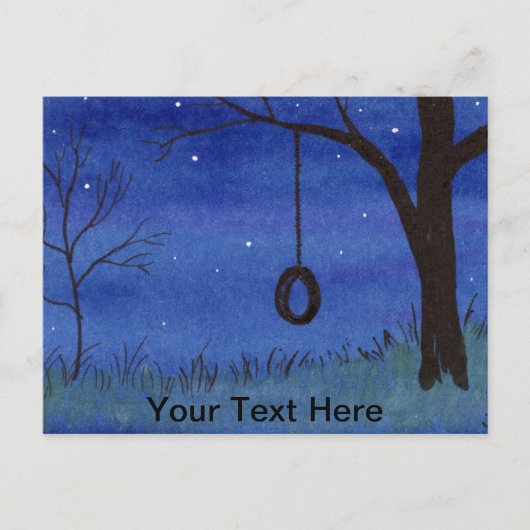 Tire Swing Postkarte (Vorderseite)
