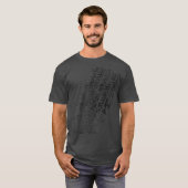 Tire Track lustige halloween T-Shirt (Vorne ganz)