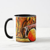 Tired Baby Rhino Coffee Tasse (Links)