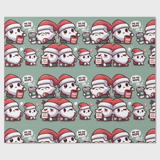 Tired Clauses in (Green) Geschenkpapier (Flach)