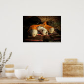 Tired Cowboy Welppies Poster (Küche)