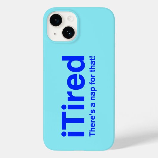 Tired Dafür gibt es ein Nickerchen Case-Mate iPhone Hülle (Rückseite)