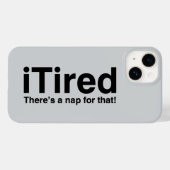 Tired - Dafür gibt es ein Nickerchen Case-Mate iPhone Hülle (Rückseite (Horizontal))