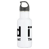 Tired - Dafür gibt es ein Nickerchen Edelstahlflasche (Rückseite)