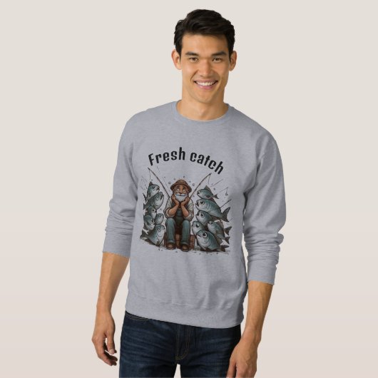 Tired Fisherman Sweatshirt (Vorne ganz)